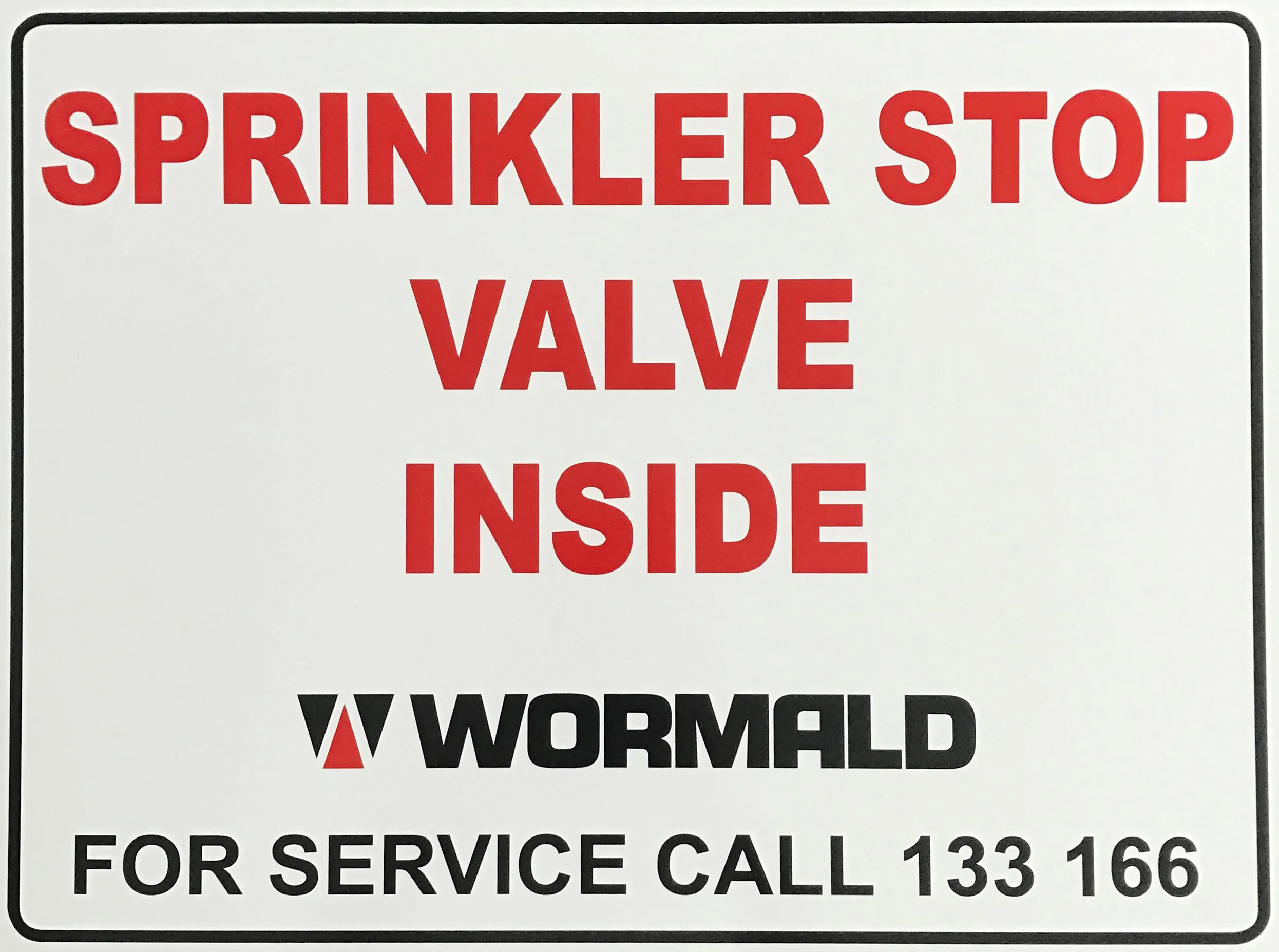 Metal Sign, Printed.