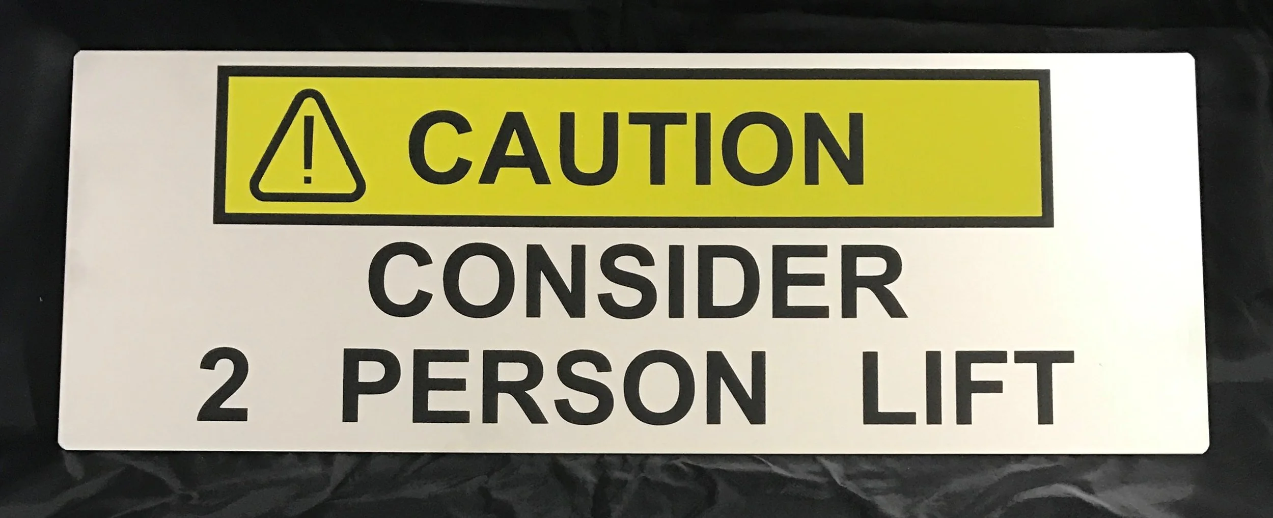 Stainless Steel Sign, Printed