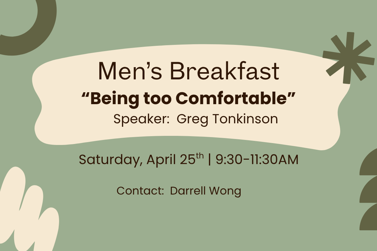 Men’s Breakfast (4/25) 