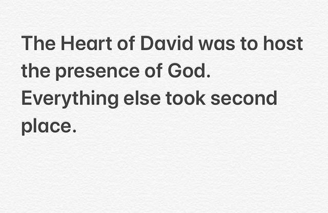 We need to get back to the place where if we don&rsquo;t have His presence we are willing to shut it all down. We need to get back to where the presence isn&rsquo;t some asset for our public services, but His presence is our portion and inheritance. 