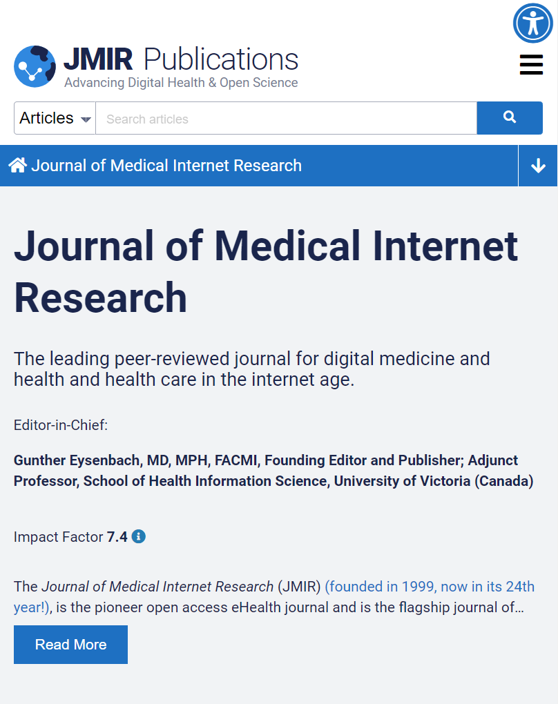 JMIR: Journal of Medical Internet Research