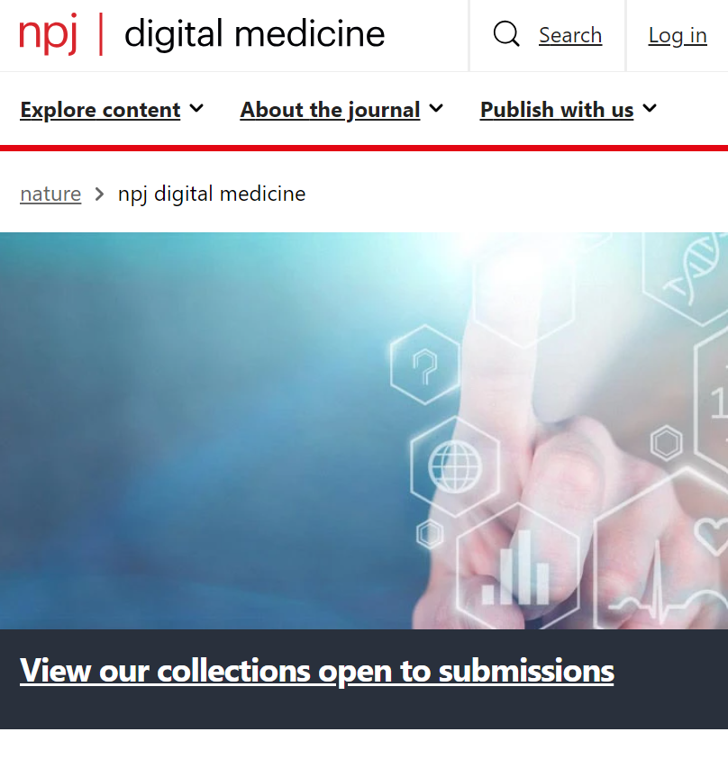 Nature Digital Medicine