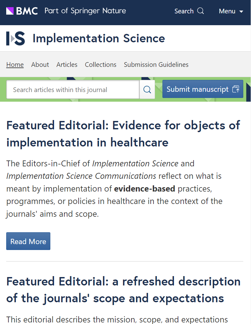 Implementation Science