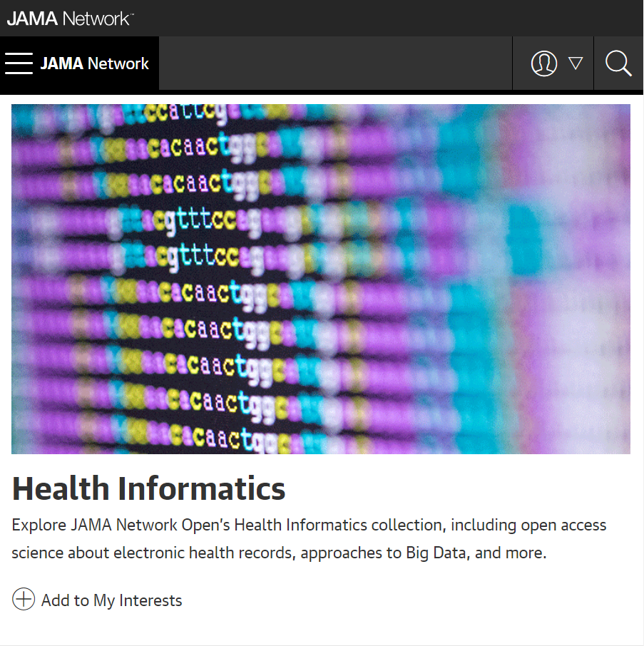 JAMA Network | Health Informatics