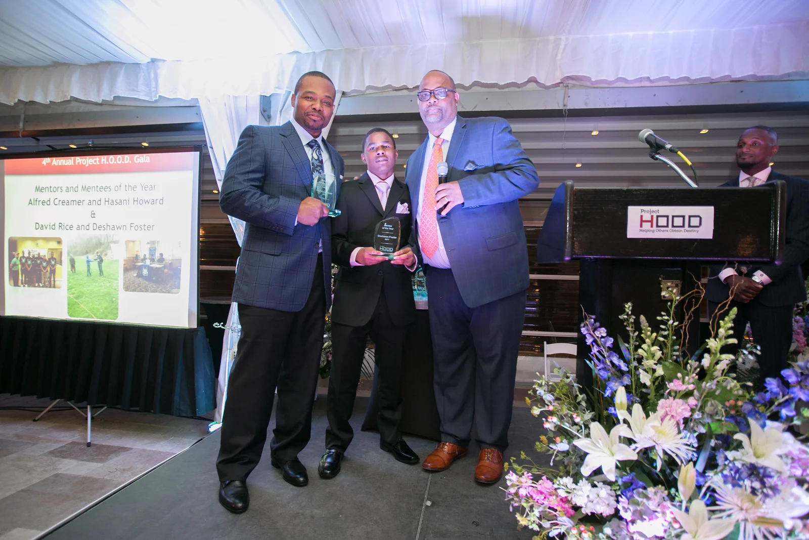 Mentor and Mentee of the Year: Alfred Creamer and Deshawn Foster Alfred was responsible for mentoring Deshawn. He made sure that Deshawn got into a drug treatment program for teens after years of using drugs. He picked Deshawn up every weekend, got his hair cut and made sure he had someone to talk to. He took him to see his family every week and made sure he got back to ProjectCHOICES on time and on schedule. Seventeen-year-old Deshawn Foster successfully completed his drug treatment program and even after, he stayed in ProjectCHOICES as an active participant. He attends every week while and, at the same time, he is working hard to complete his high school diploma