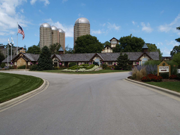 Entrance Clubhouse at Rich Harvest Farms
