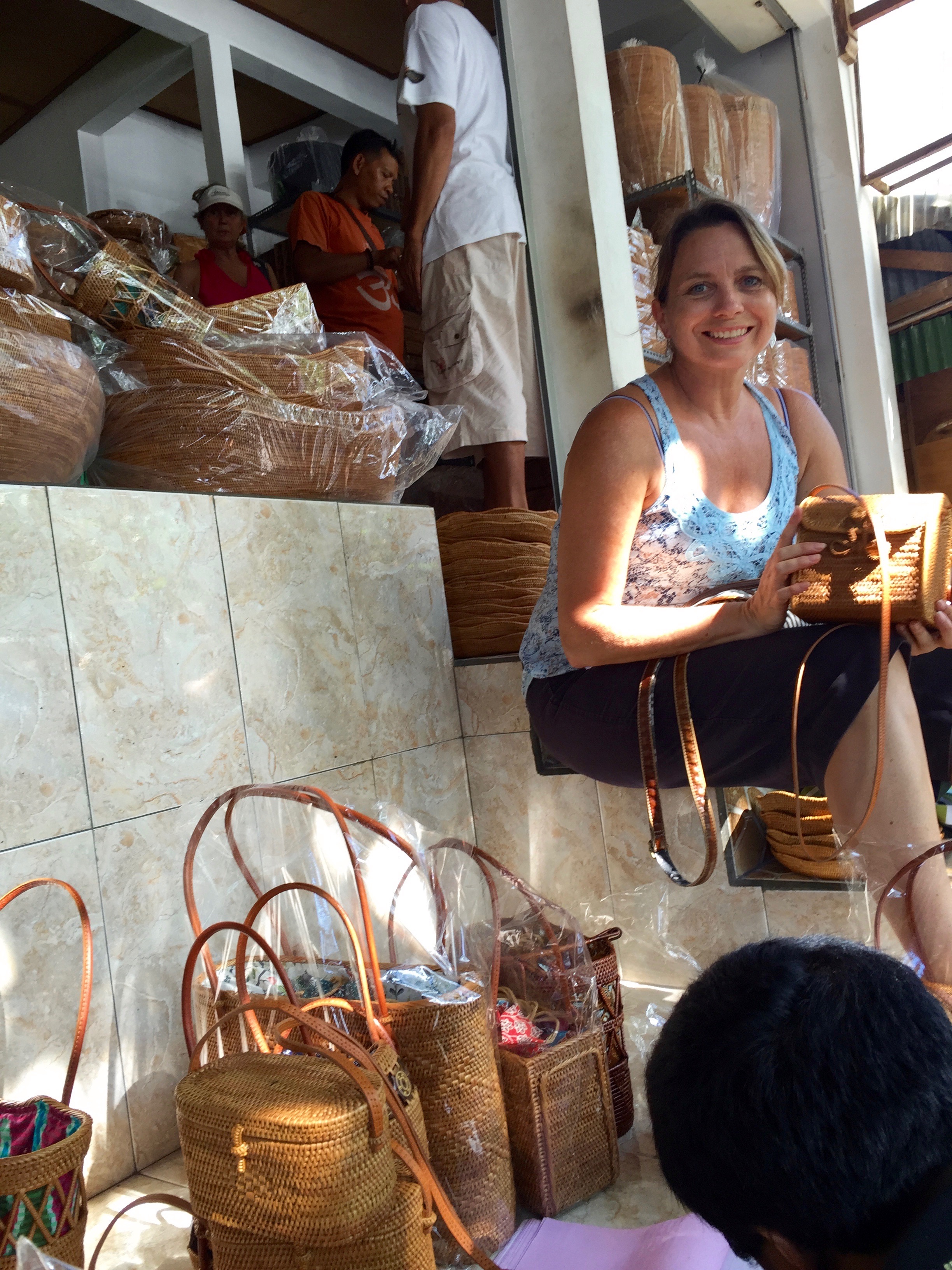Shopping for handmade basket purses
