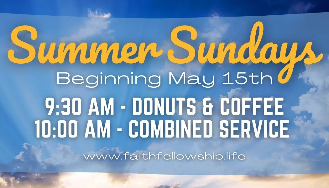 Summer Sundays - Starting May 15th!