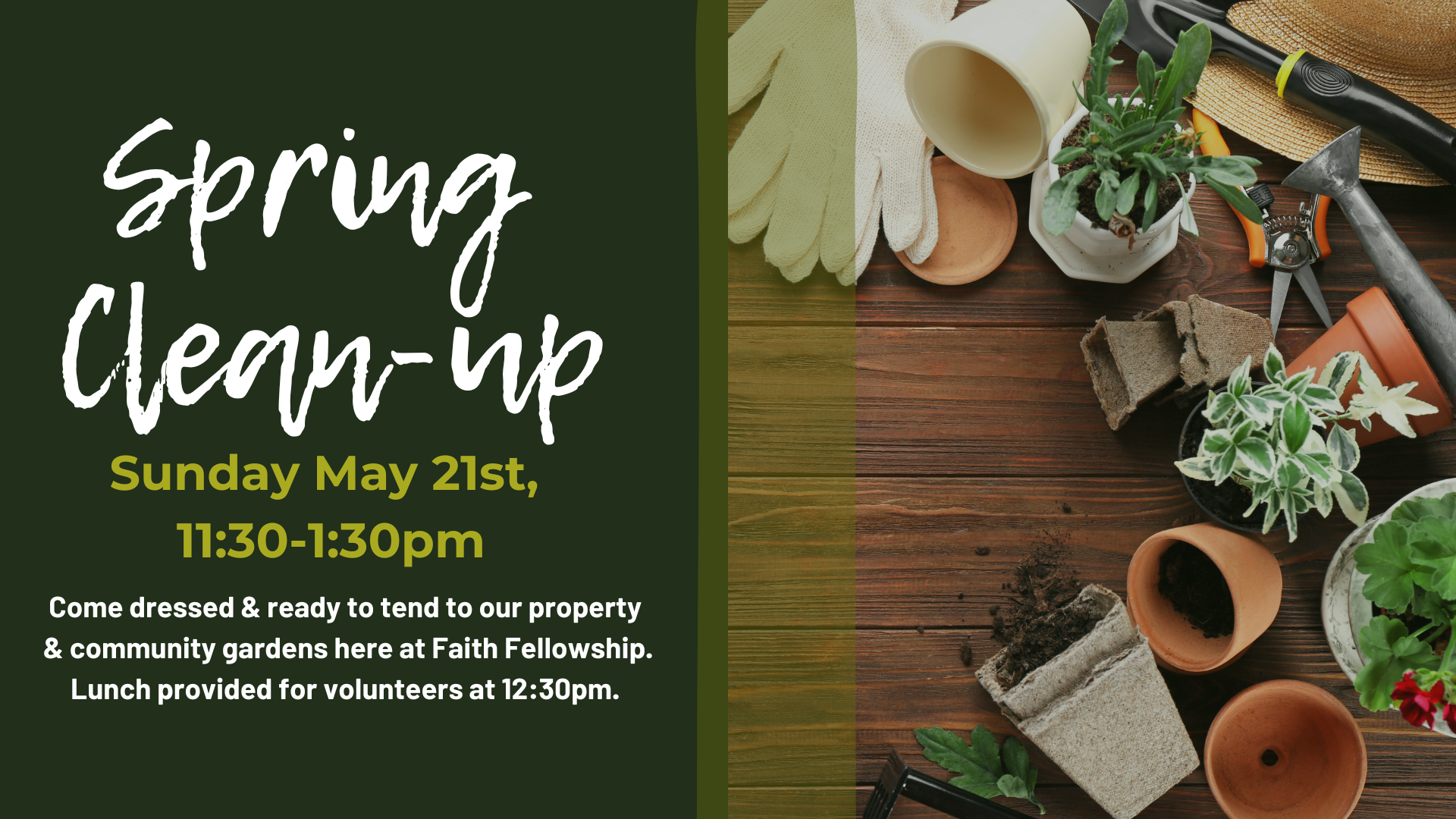 Spring Clean Up Event