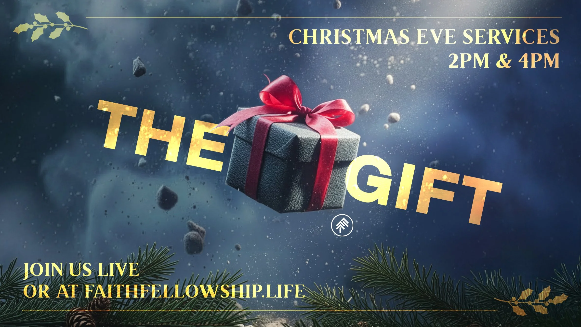 Christmas Eve Candlelight Services - Weds. Dec. 24th at 2pm and 4pm