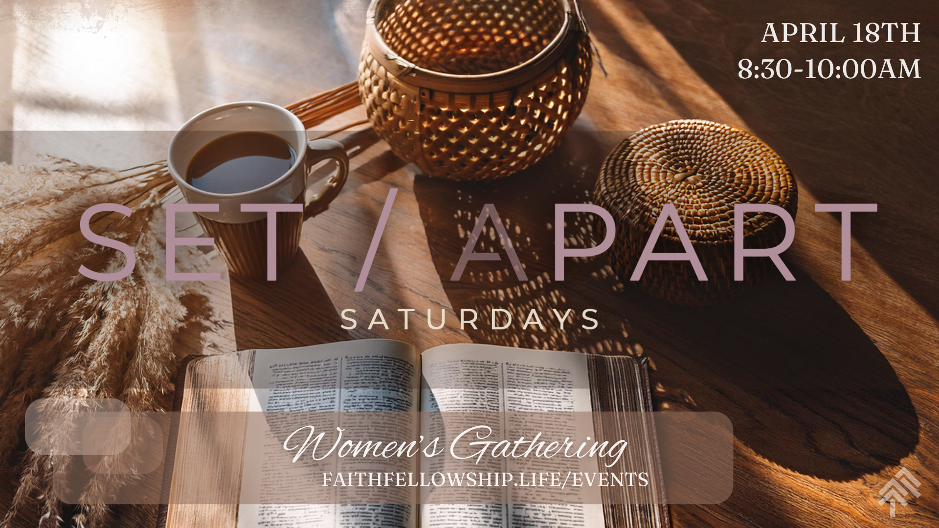 Set Apart Saturdays - April 18th