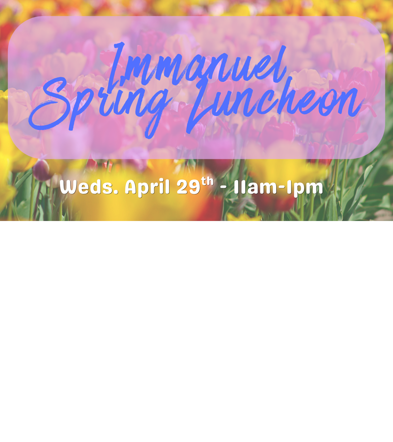 Immanuel Spring Luncheon 