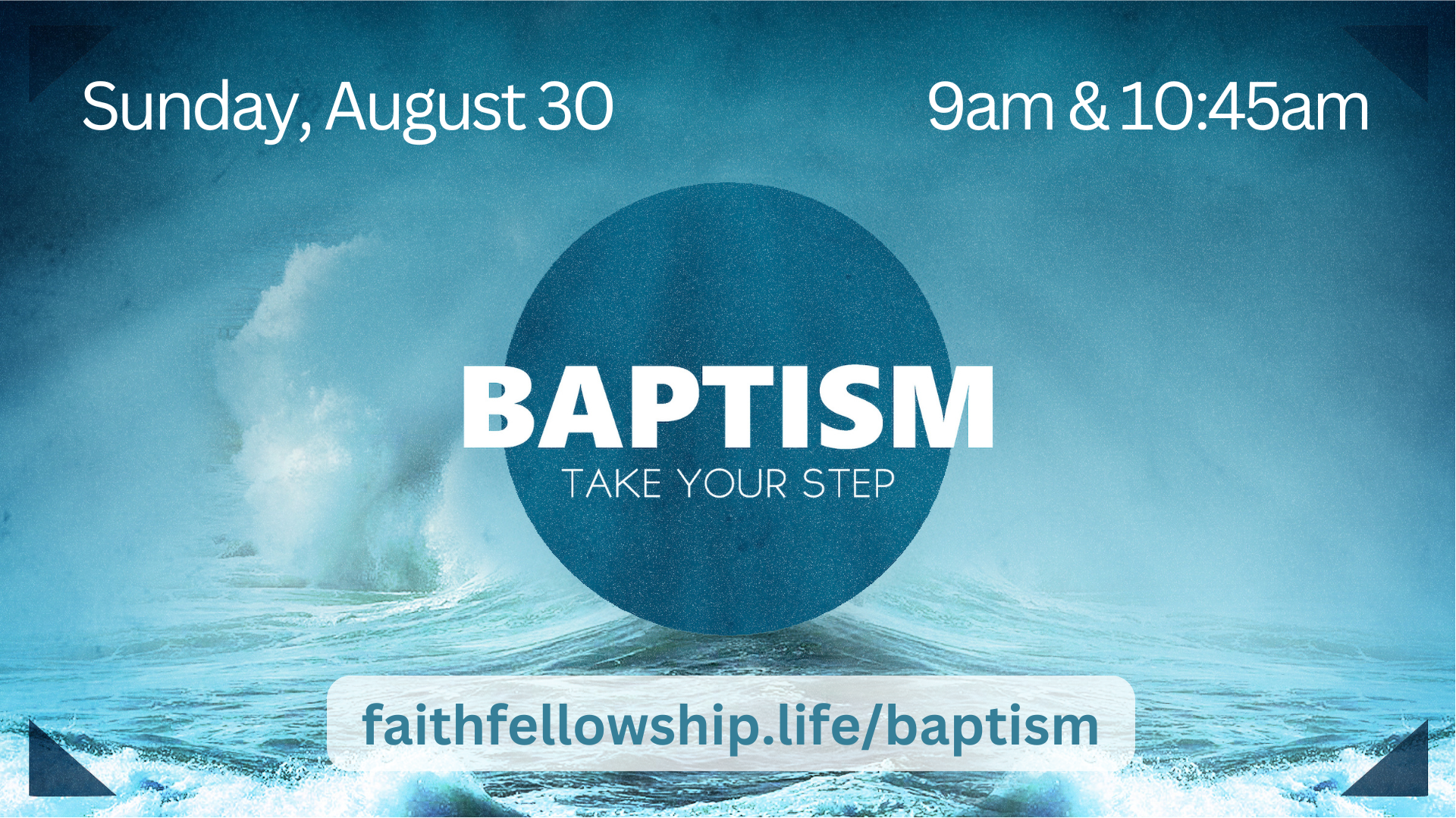 Baptisms - August 30th
