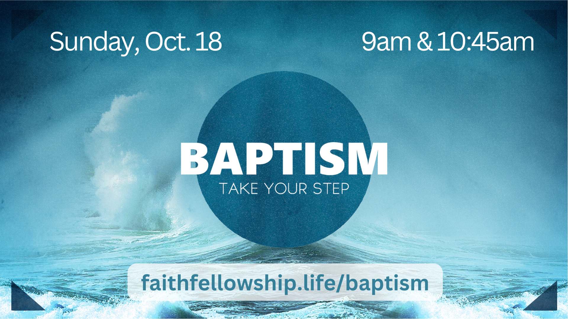 Baptisms - October 18th
