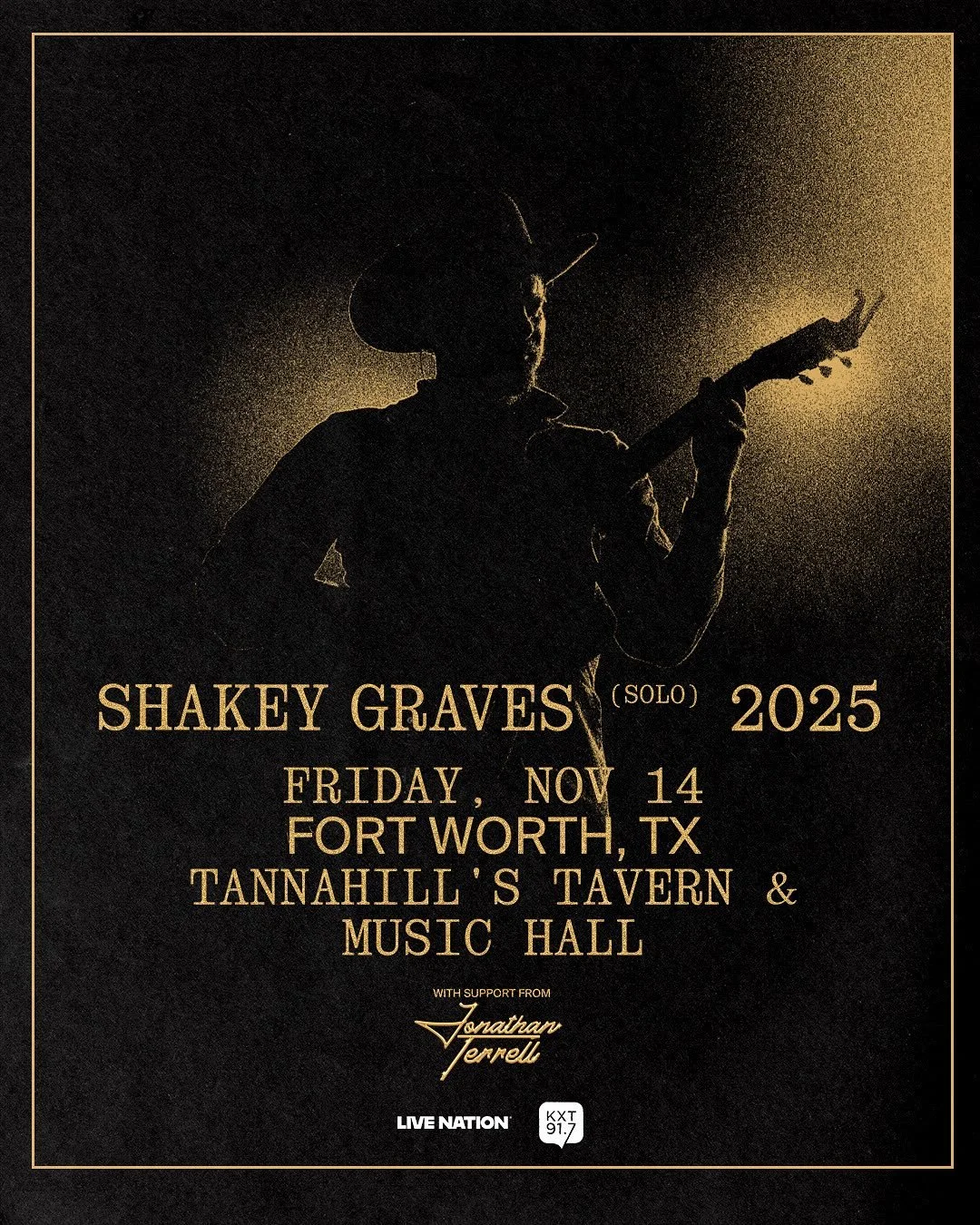 Jumping on with @shakeygraves this weekend!

Friday- FT Worth @tannahillsmusichall 

Saturday- @luckreunion (DJ set) unrelated but also very cool @veganleatherforever show

Sunday- San Antone @stablehallsa 

Uncle Weekend activate!