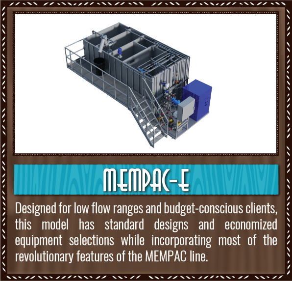 Mempac-E Economy membrane bioreactor