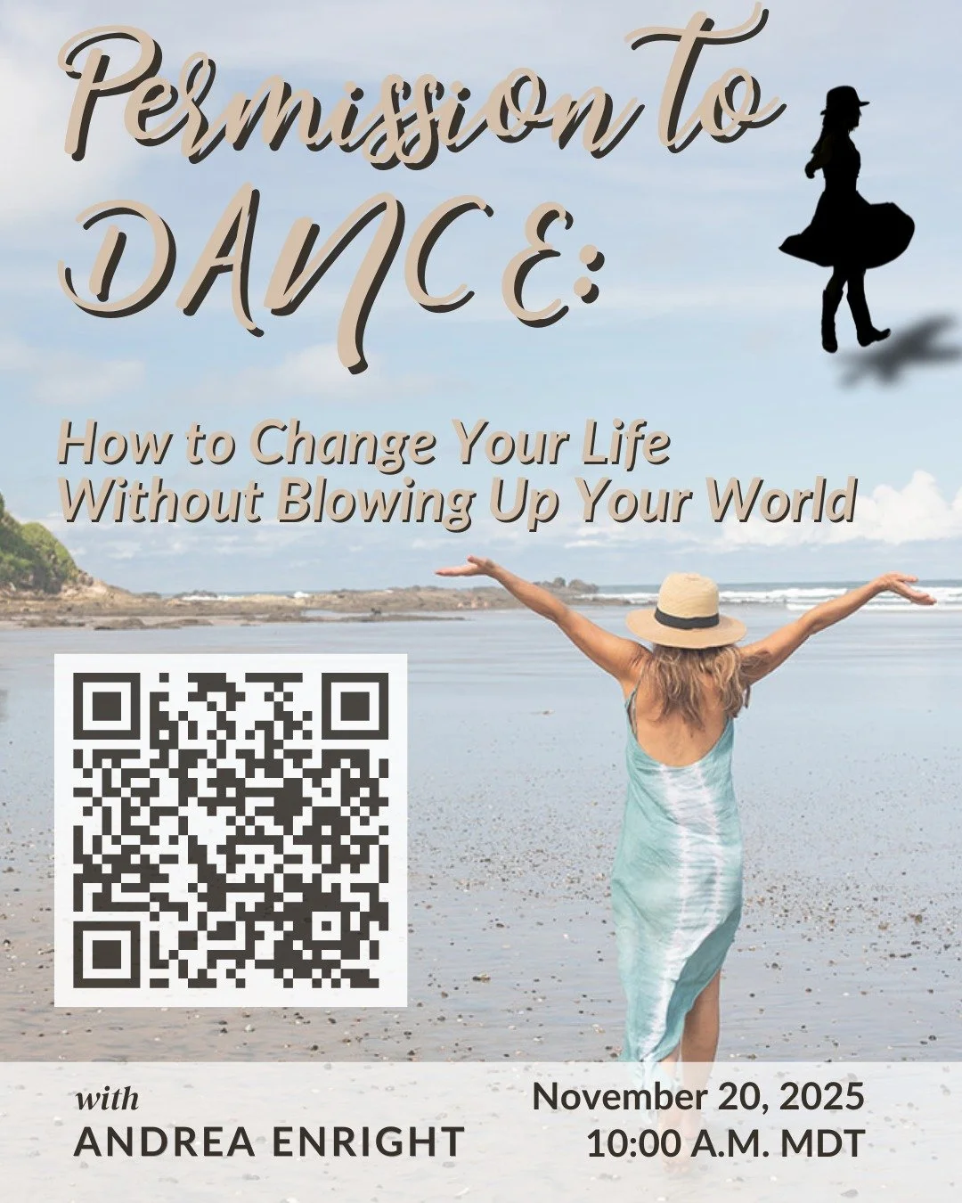 Registration is open for the November DANCE-inar&hellip;

💃🏽 There will be music.
💃🏽 There will be dancing. (you can totally turn off your video!!!)
💃🏽 There will be wisdom.
💃🏽 There will be CONCRETE STEPS to change your life.
💃🏽 There will