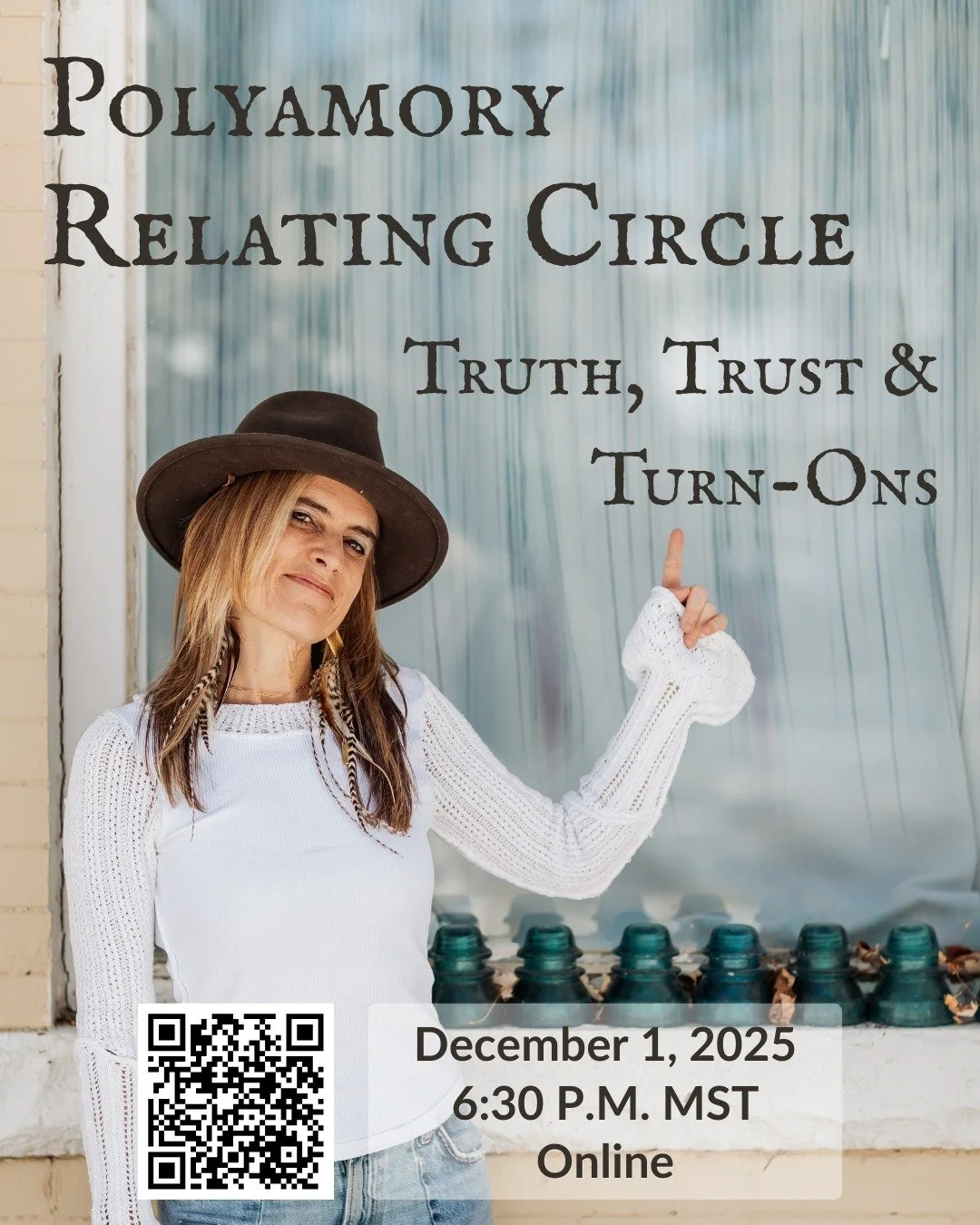 Bring your fears, curiosity, questions and frustrations. Leave with real-life insights on how to navigate this newfound path to freedom.
&mdash;Opening your heart, but pulling out your hair along the way?
&mdash;Afraid to meet your partner&rsquo;s ne