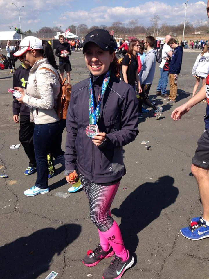 Me at the Rock and Roll Half marathon in Washington DC, my first half marathon!!