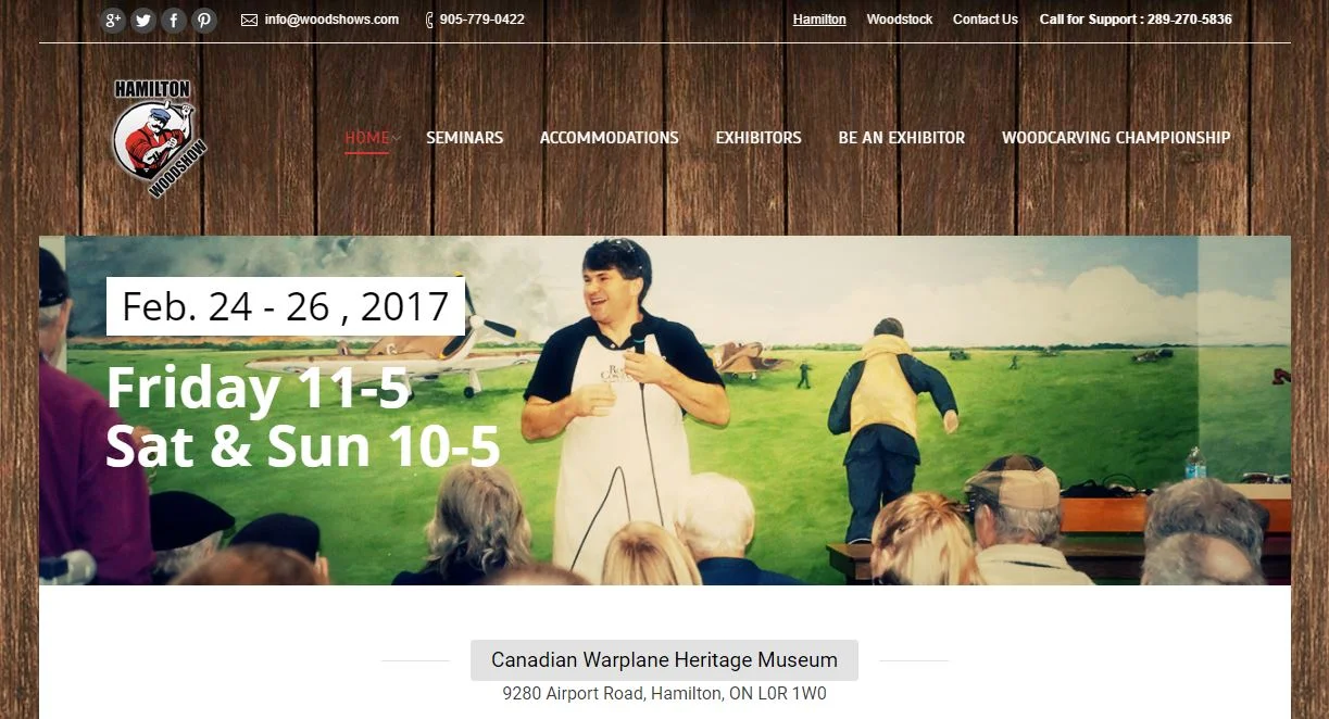 Hamilton Woodshow 2018 | FEBRUARY 23, 24, 25, 2018