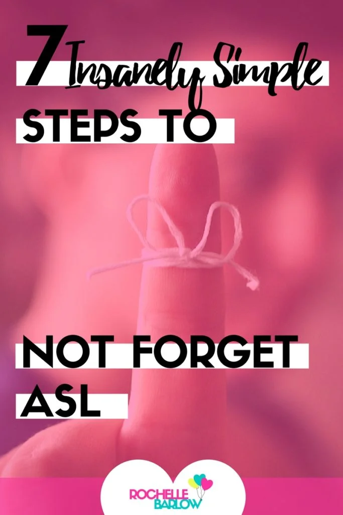 You're working so hard to learn ASL and really don't want to do all that hard work for nothing. Here are 7 steps to take to not forget ASL. These steps are super helpful!