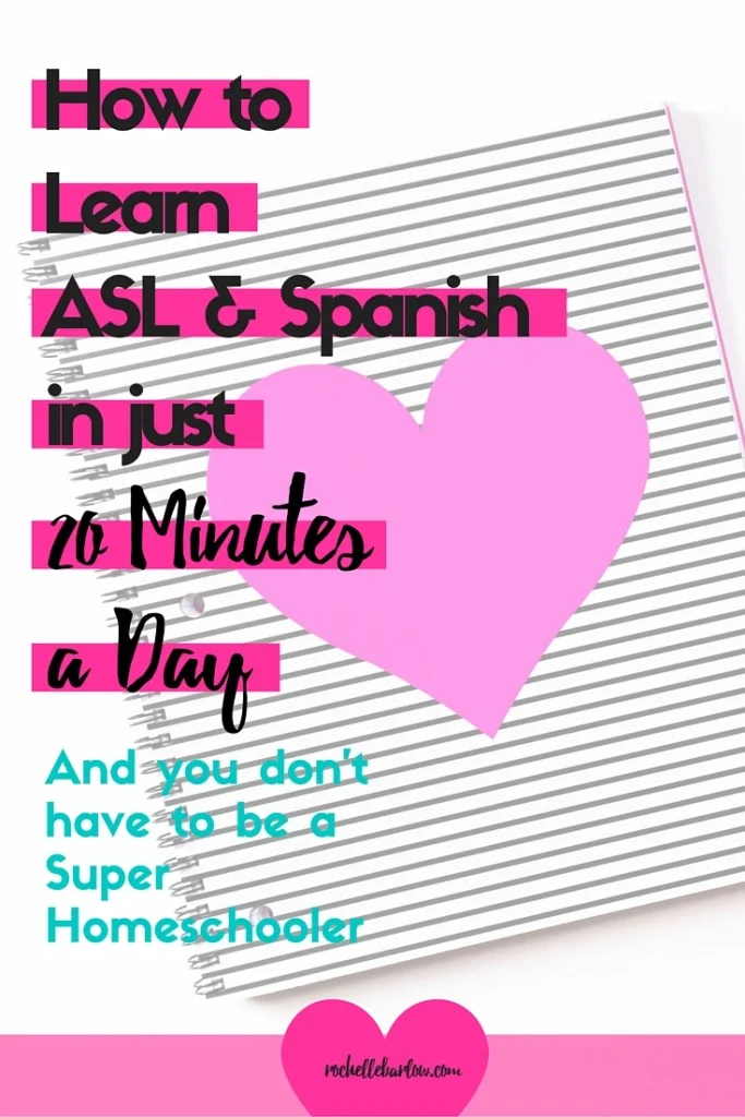 Learn ASL and Spanish in just 20 minutes a day? How can that be possible, with elementary aged kids? It is when you use this curricula. Check it out!