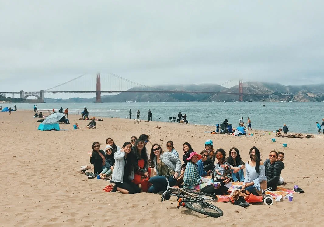 summer picnic at east beach, crissy field