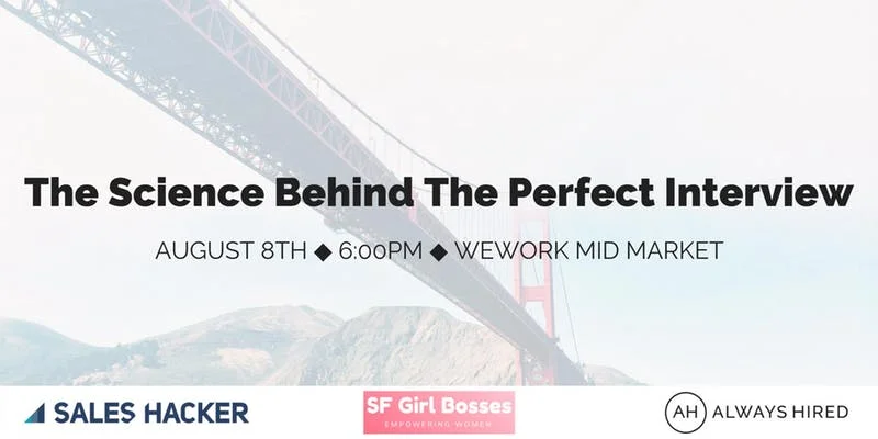 The Science Behind the Perfect Interview @ WeWork Mid-Market