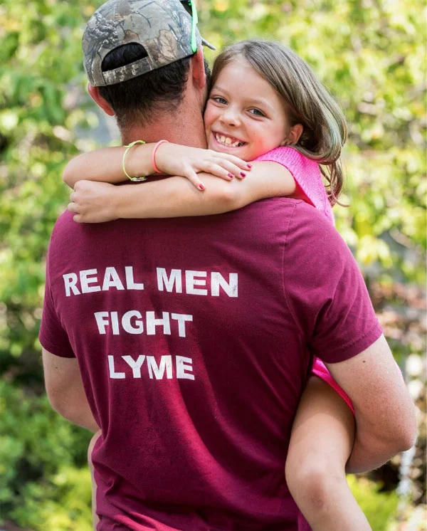 Real men fight lyme.