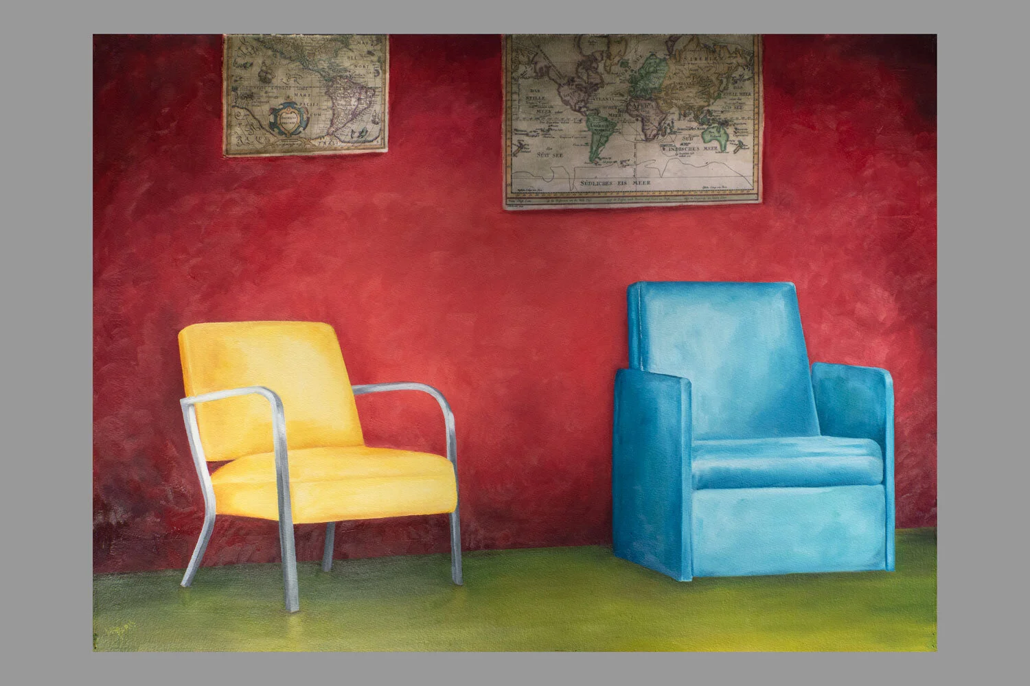 "Dialog of the Chairs" (SOLD)
