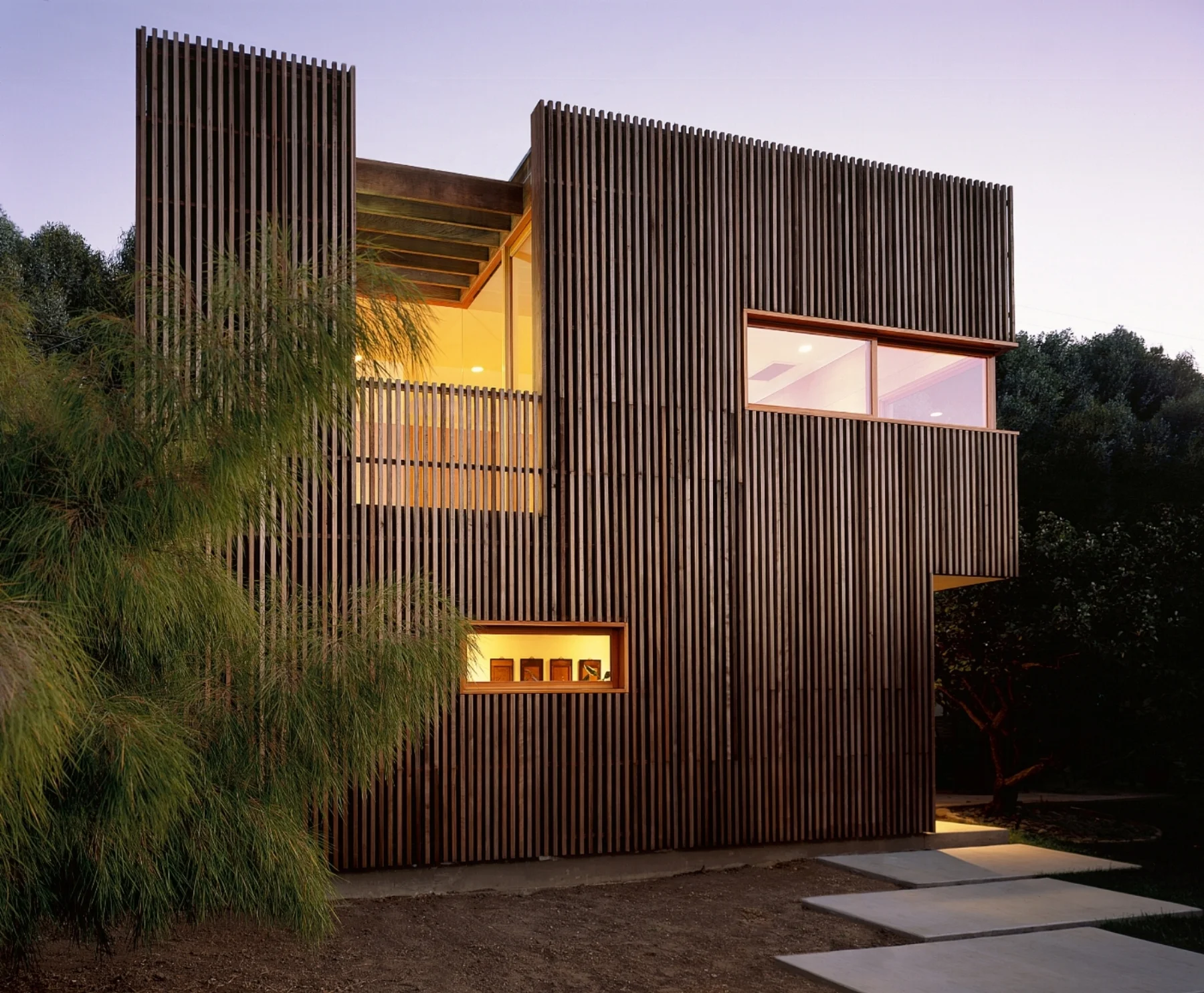 North facade of the studio