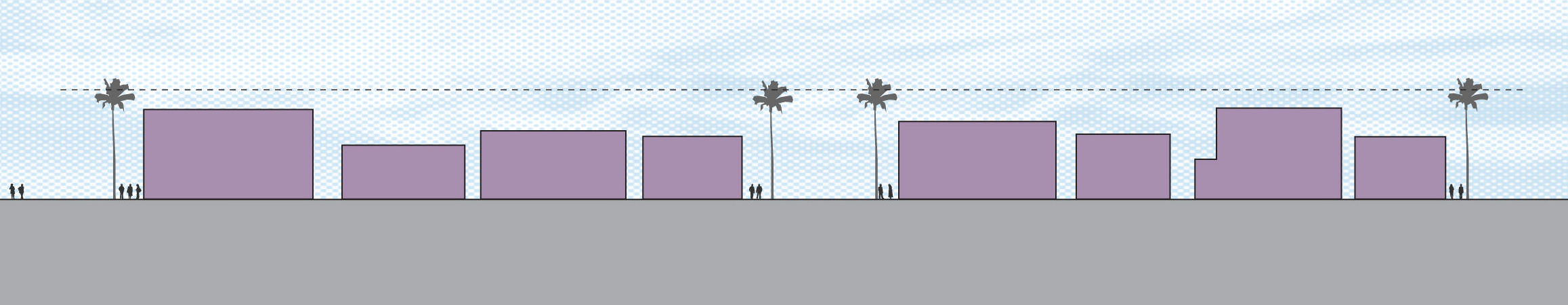  Los Angeles' typical horizontal urban condition. 