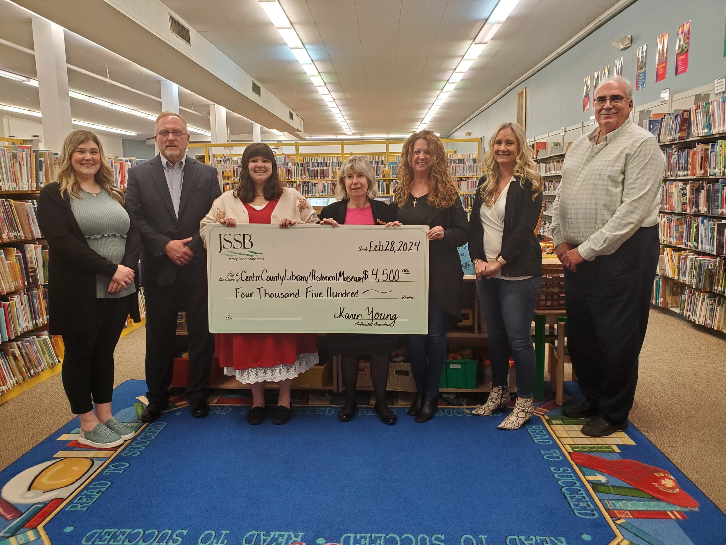 2024 Donation from Jersey Shore State Bank