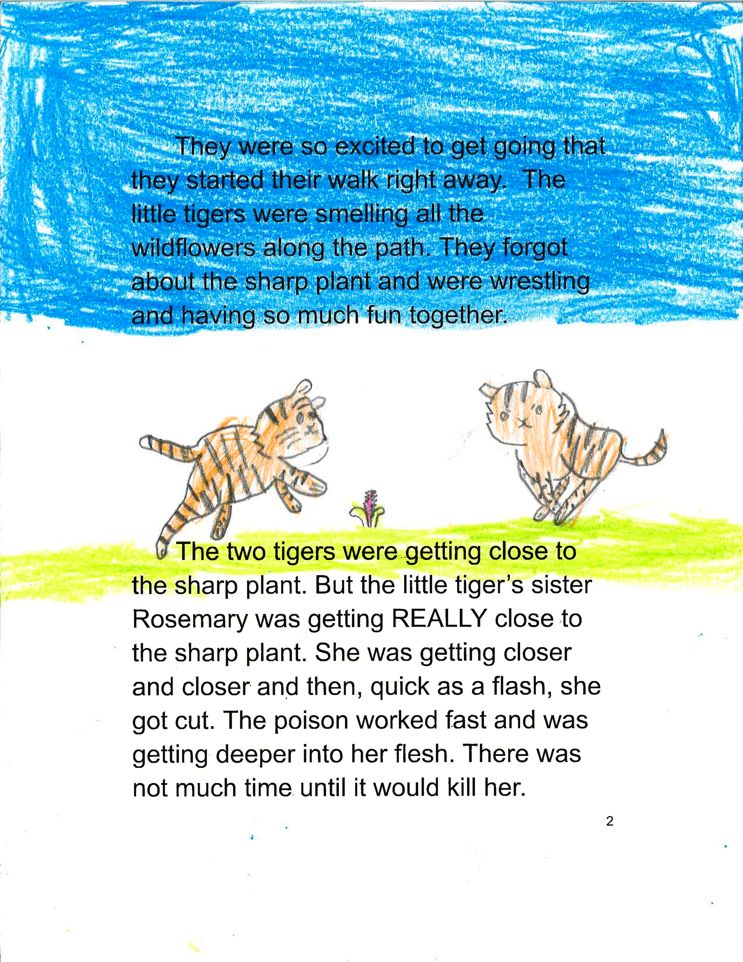 Illustration from "The Brave Tiger"