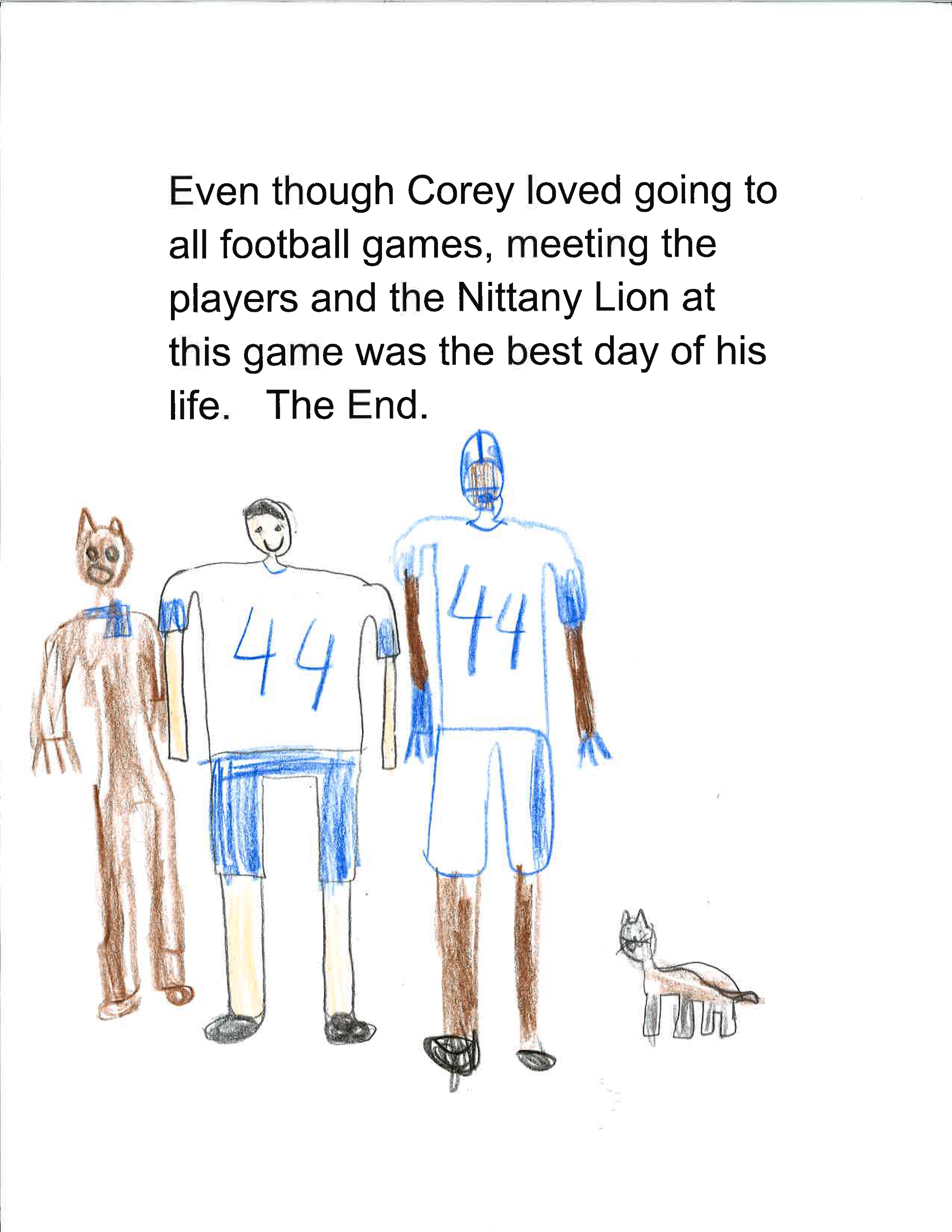 Illustration from "The Football Kid"