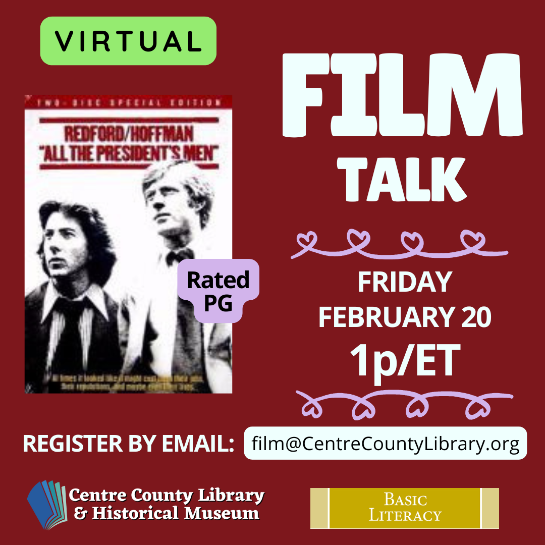 Virtual Film Talk: All the President's Men