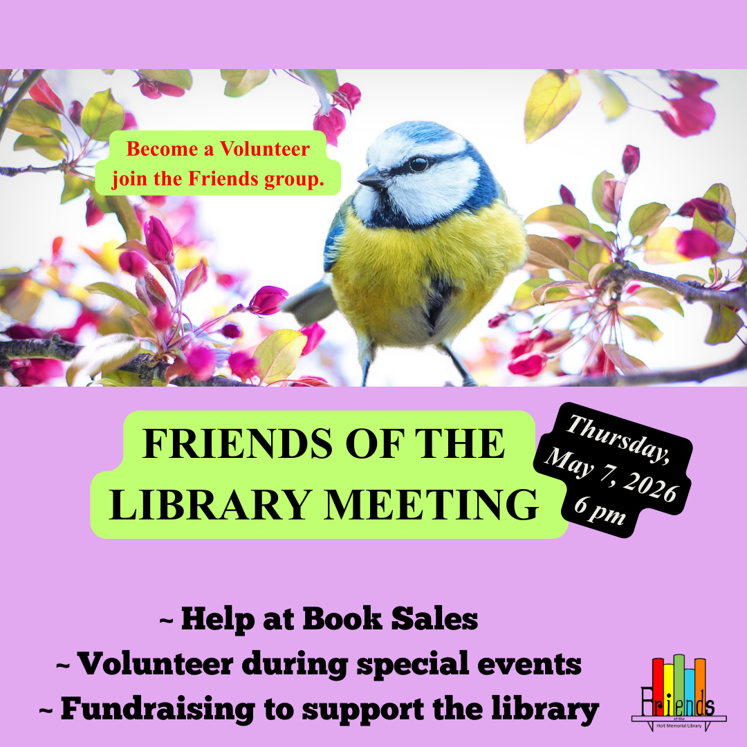 Friends of the Library Meeting for May