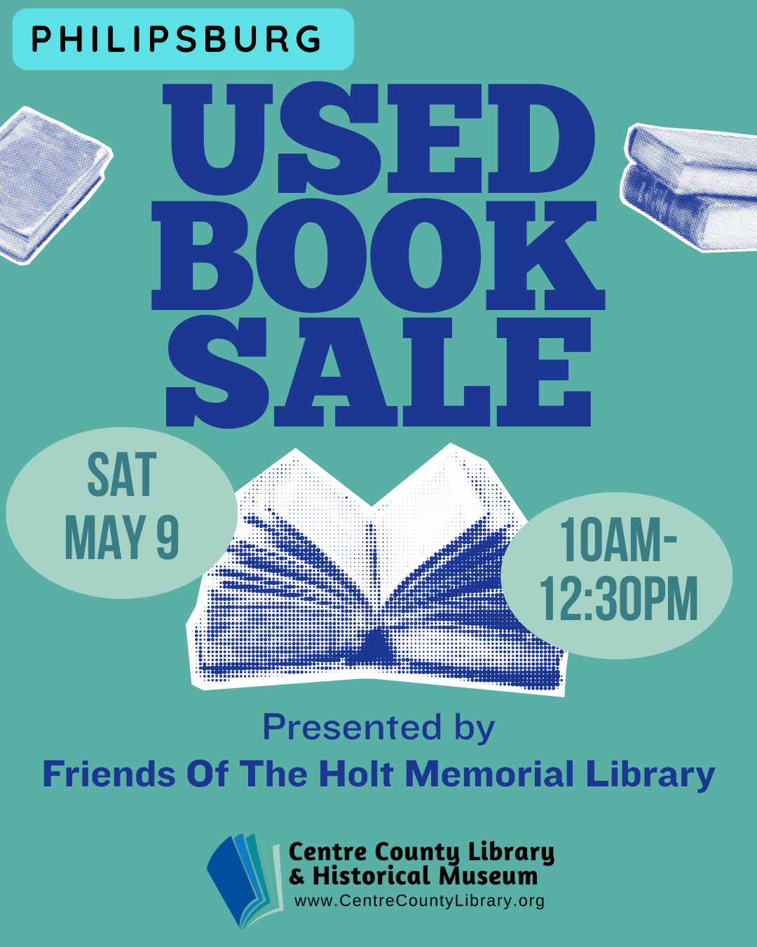 Holt Memorial Library Used Book Sale — Centre County Library ...