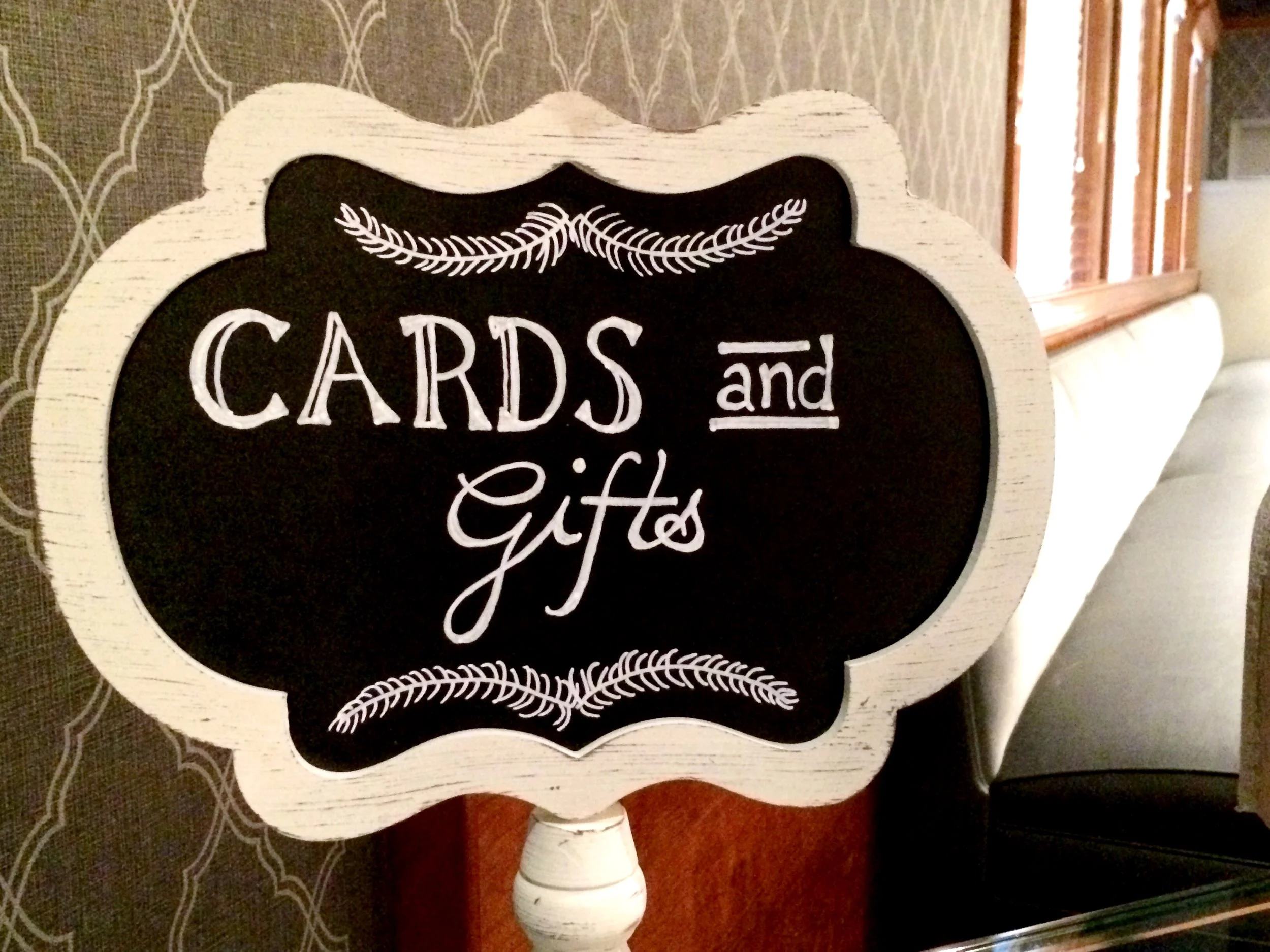 Lettering is Additional $20 for all Chalkboards