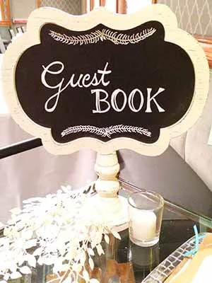 Lettering is Additional $20 for all Chalkboards