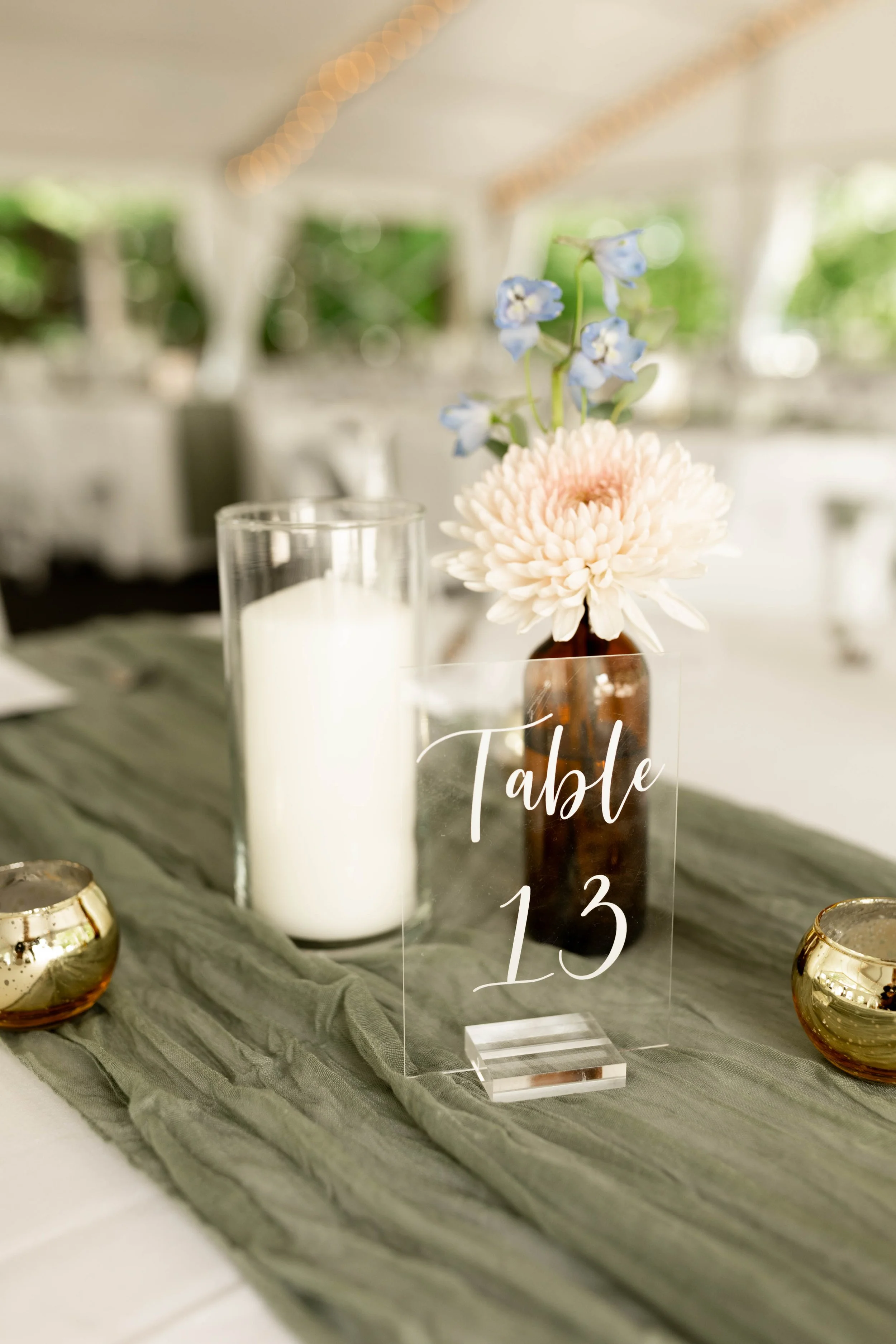 Acrylic Table Numbers