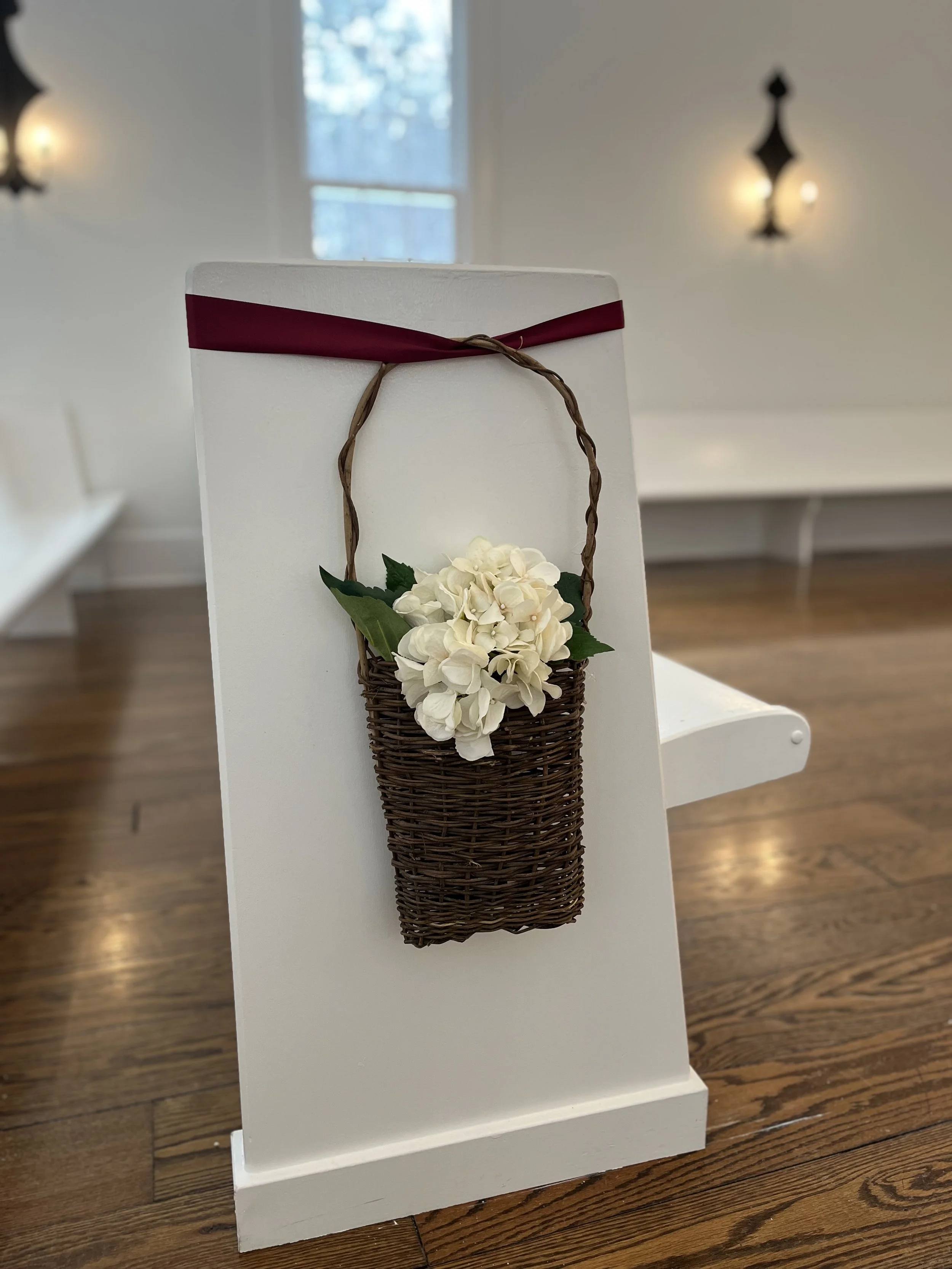 Wicker Hanging Baskets - 12
