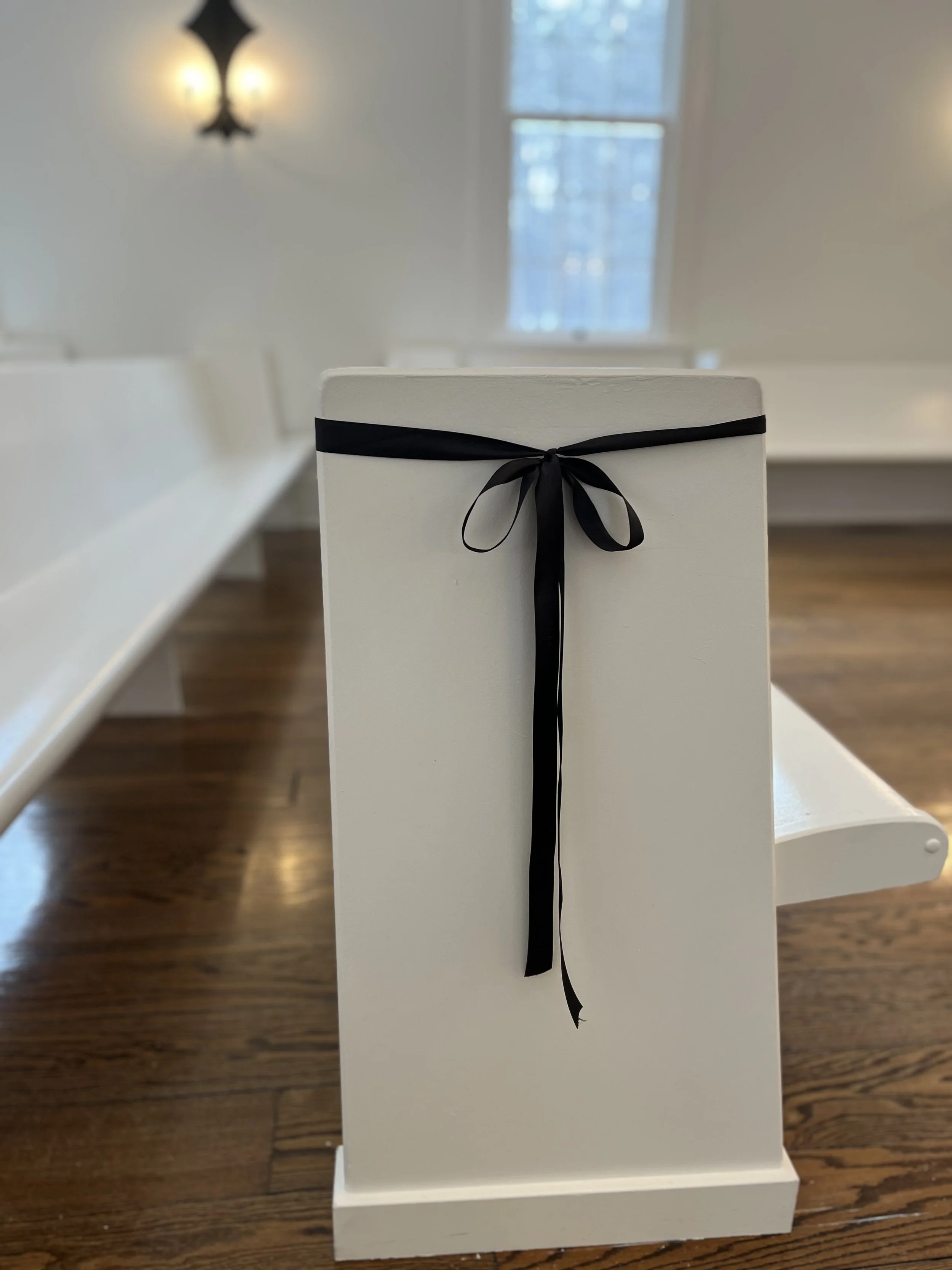 Black Ribbon Bows - 10