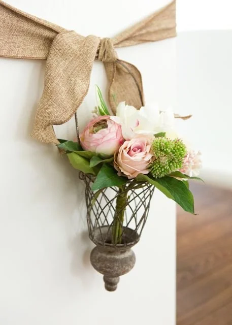 Metal Pew Baskets - 12