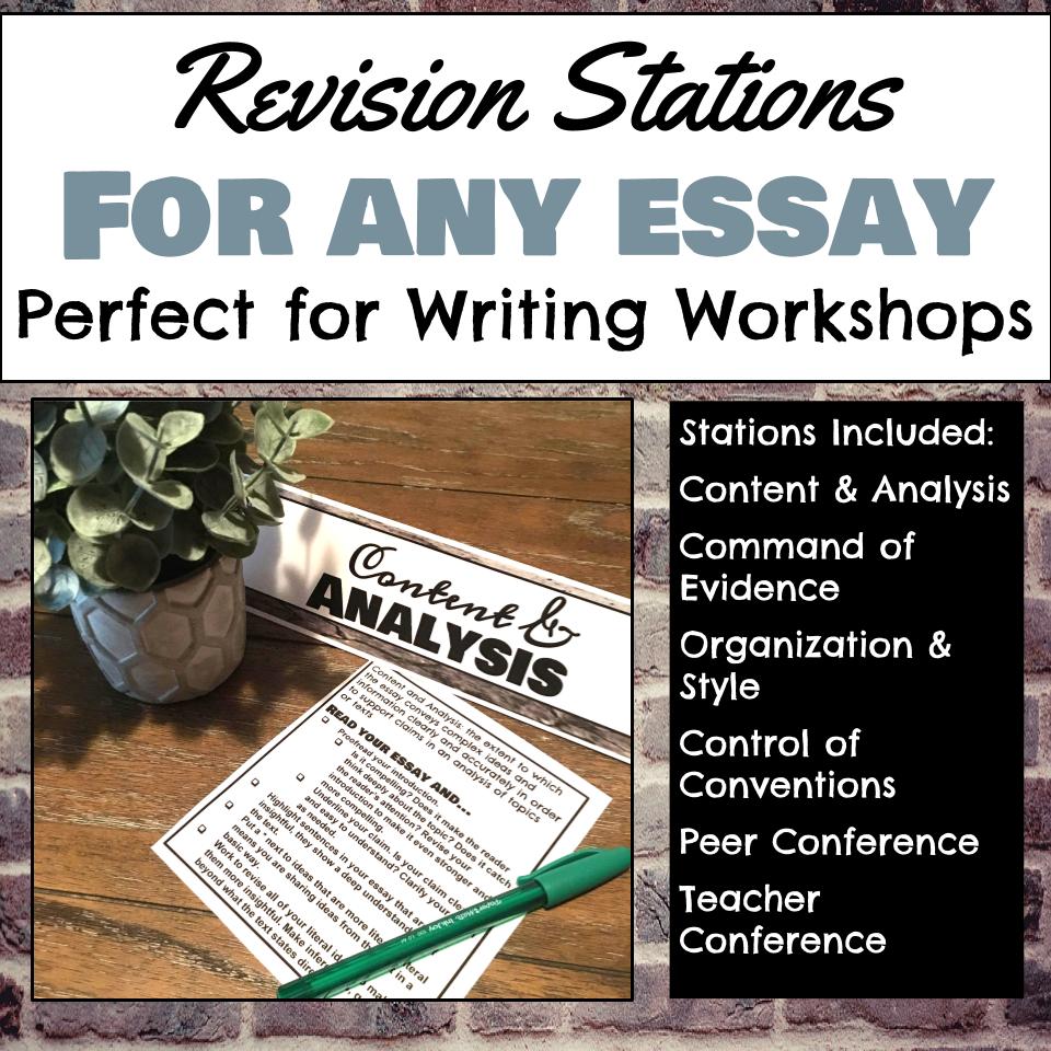 essay revising stations