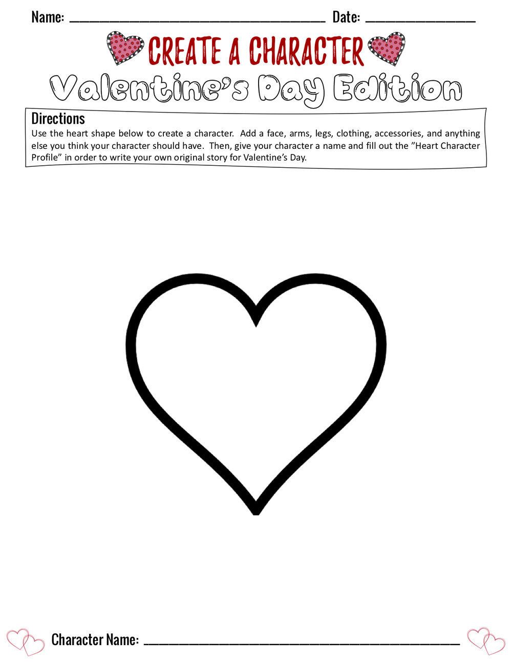 Valentine's Day Writing Activity for Elementary by Bespoke ELA4.jpg