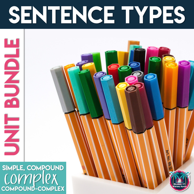 Engaging Sentence Types Grammar and Writing Unit