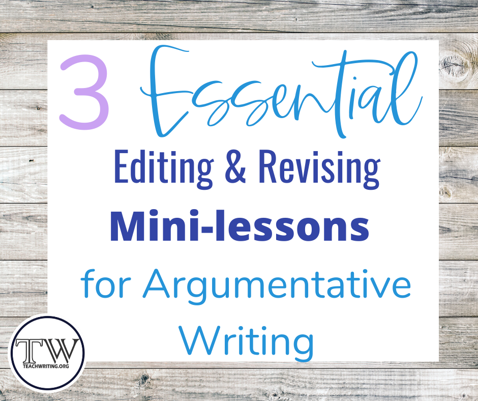 what is the purpose of argumentative writing