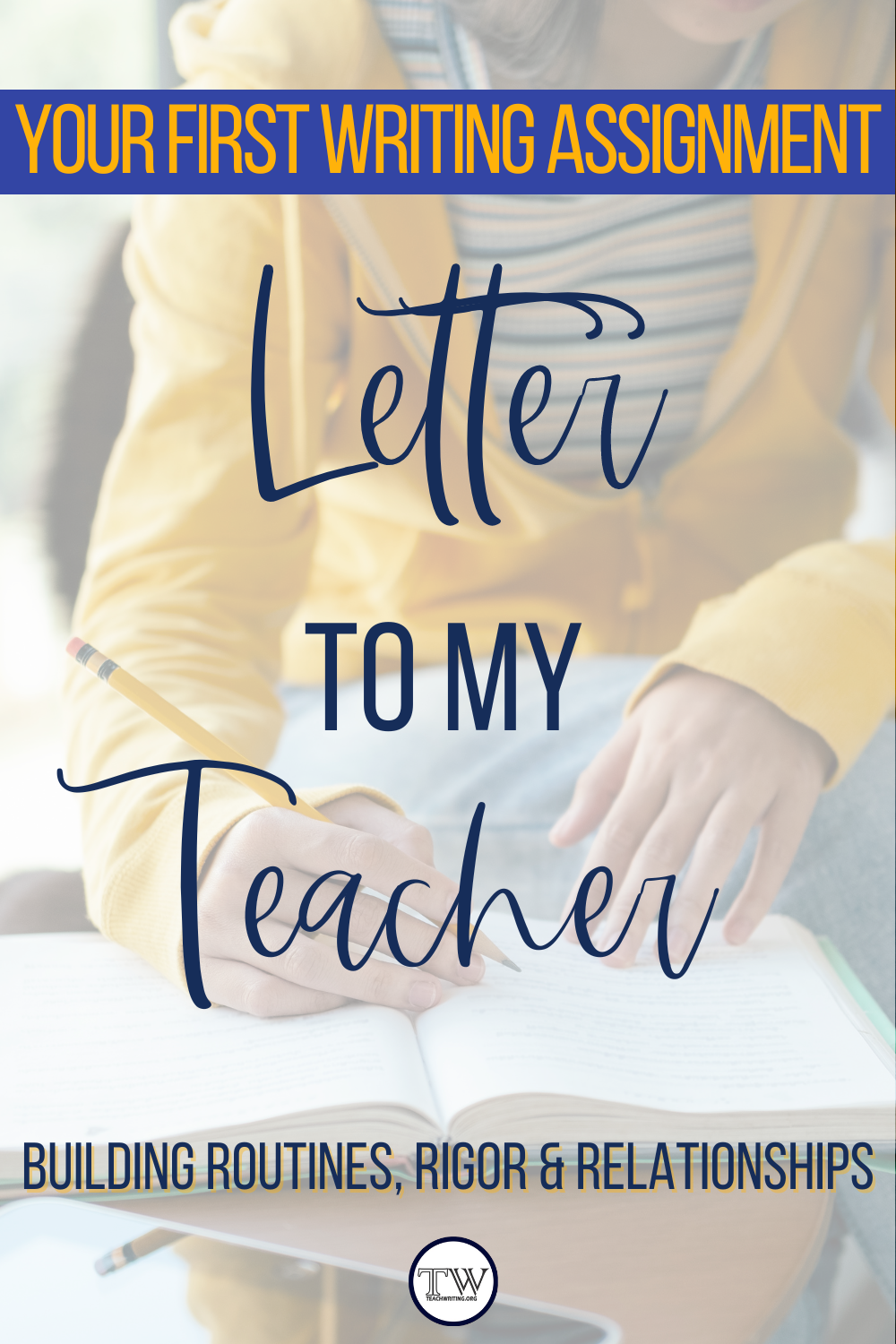 letter to your teacher assignment