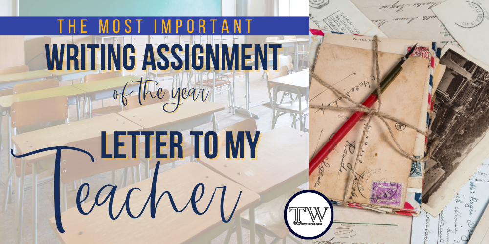 letter to your teacher assignment